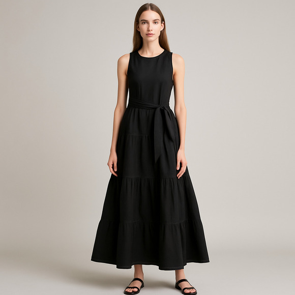 Forcynthia Dresses & Skirts - Forcynthia Black Maxi Dress Women's Size Medium